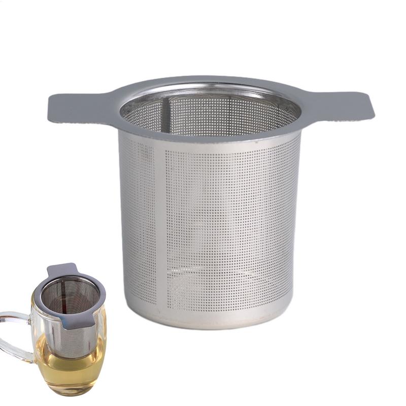 Nettle Leaf Tea - ステンレス鋼メッシュ茶注入器ストレーナーリーフフィルターふるいカップ部品コーヒー注入器バスケット茶ストレーナーティーポットカップフィルター