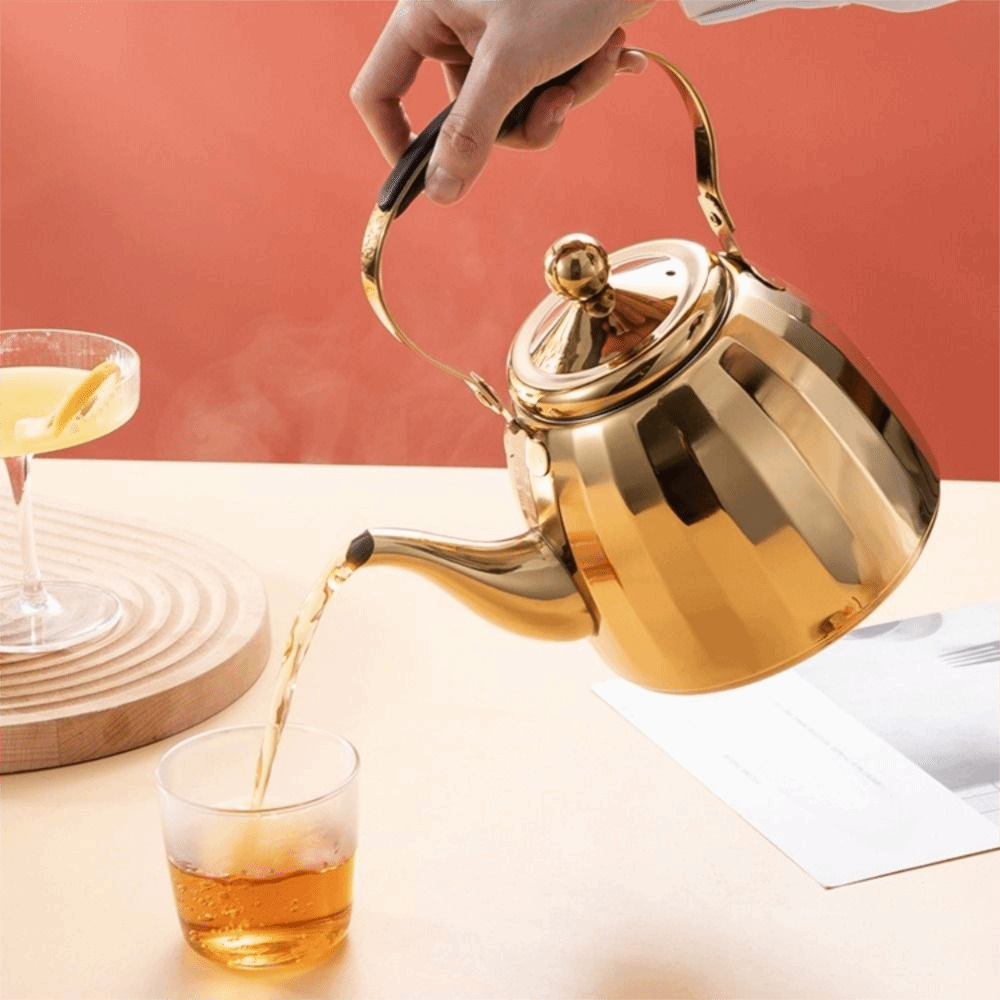 1/1.5/2L レストラン用ティーケトル ステンレス製 火 - Nettle Leaf Tea のレビューと価格