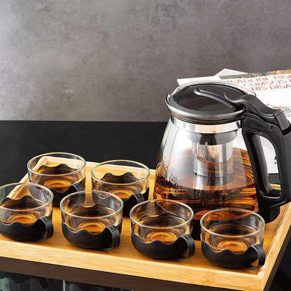 ガラスティーポット茶こし付き大容量水容器中国の伝統的なカンフ - Nettle Leaf Tea のレビューと価格