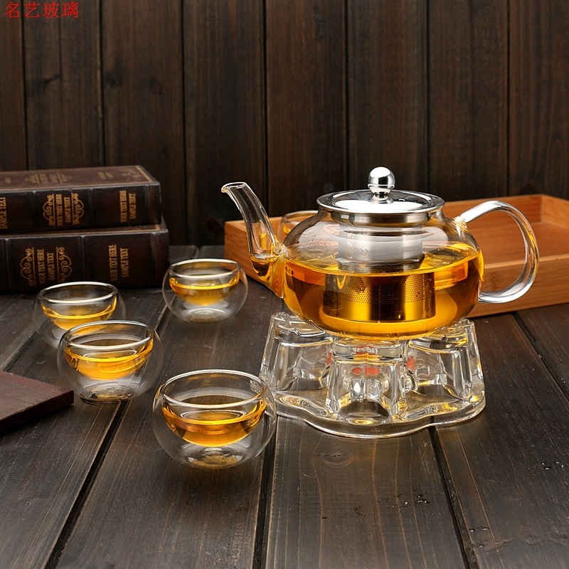 600/800 ミリリットル耐熱ガラスのティーポットの花茶セ - Nettle Leaf Tea のレビューと価格