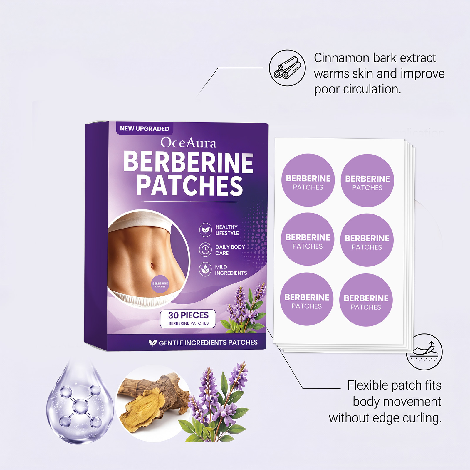 オセアラ ベルベリンケアパッチ ハーバルウェルネス デイリー - Herbal Wellness Formula のレビューと価格