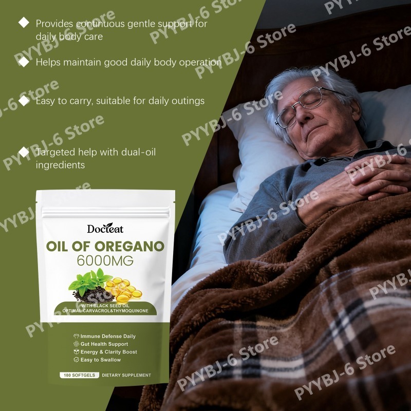 オレガノオイルソフトジェル（ブラッククミンシード配合）毎日の - Herbal Wellness Formula のレビューと価格